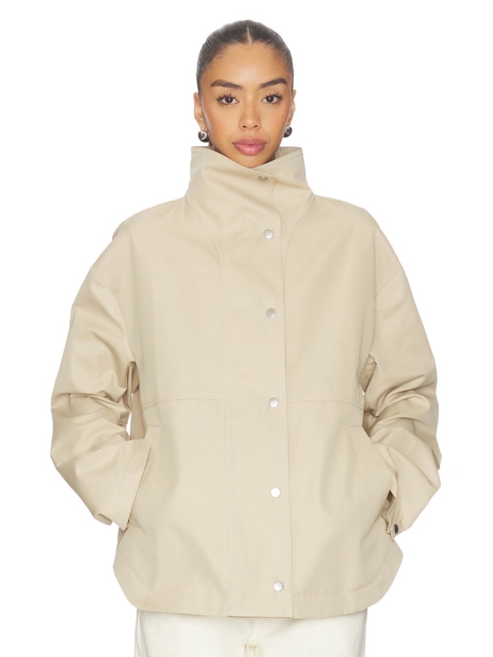 Eaves x Jasmine Tookes Remi Jacket in Khaki